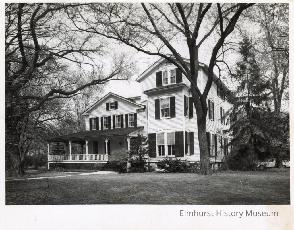 Old Photograph of Hill Cottage, Elmhurst