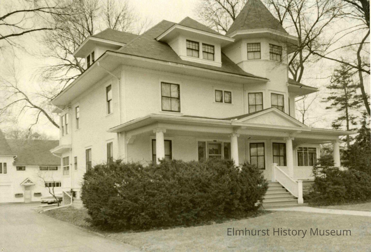 Old photograph of Marquardt House, Elmhurst
